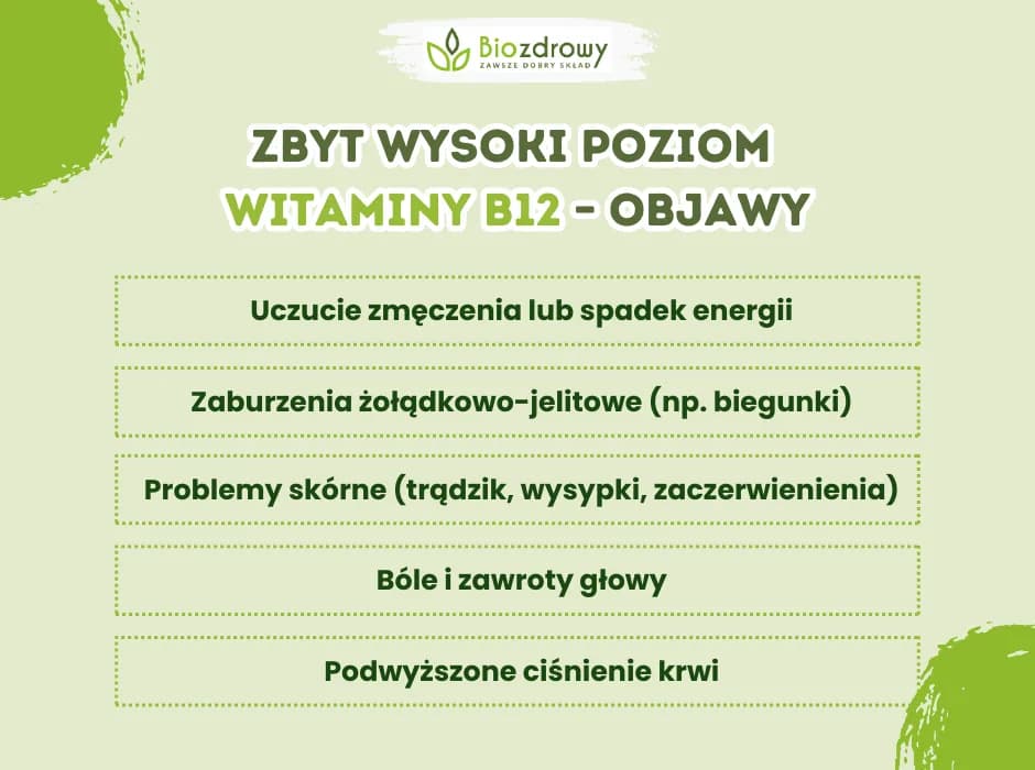 Skutki uboczne nadmiaru witaminy B12 – objawy i zagrożenia dla zdrowia